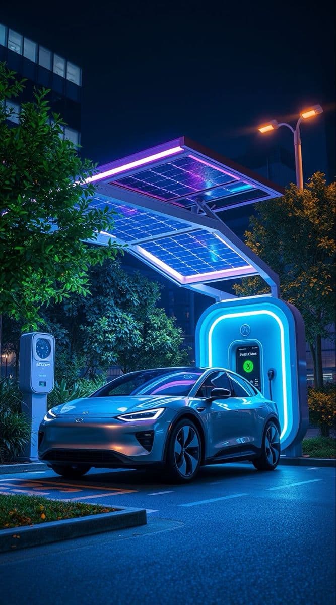 Solar-powered VoltX charging hub